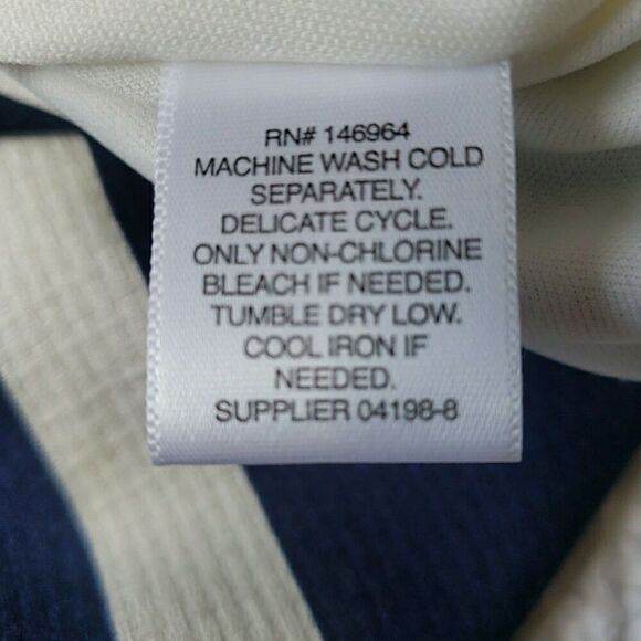 Liz Claiborne Women's Size 10 Dress Pleated Blue White Stripe Sleeveless Sailor - Picture 10 of 11